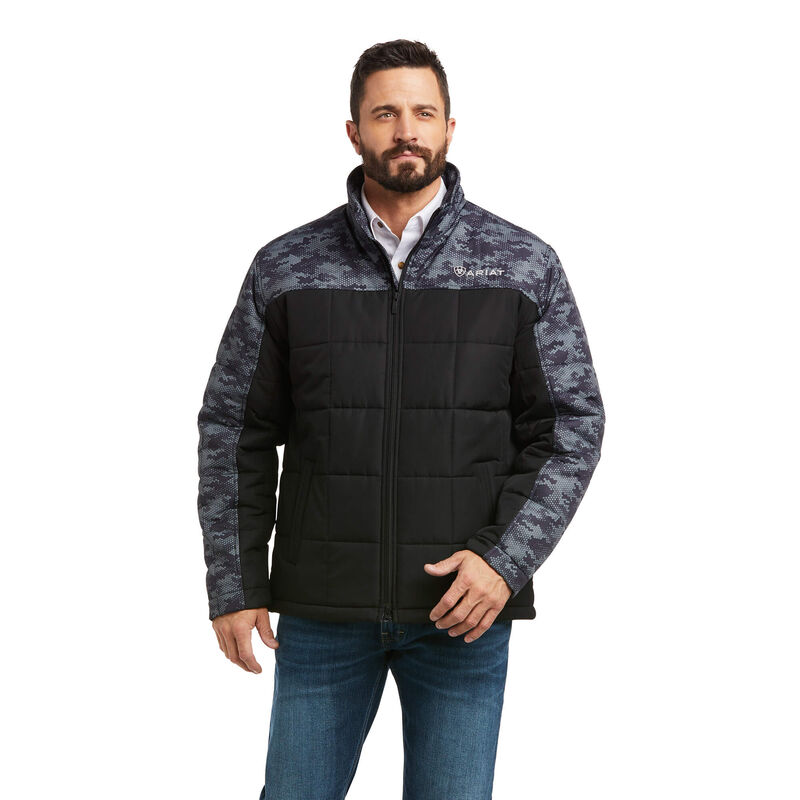 Chaqueta Ariat Colorblock Crius Insulated Negras Hombre - Chile 794-LREABN